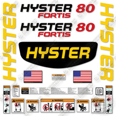 Hyster S80FT Decal Kit Forklift -Aftermarket Kit