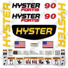 Hyster S90FT Decal Kit Forklift -Aftermarket Kit