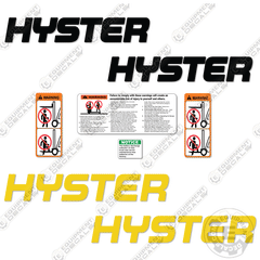 Fits Hyster W30ZC Decal Kit Forklift