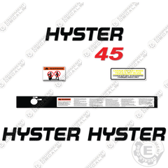 Fits Hyster W45XT Decal Kit Forklift