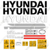 Image of Hyundai 145LCR-9 Decal Kit Excavator - Aftermarket Kit