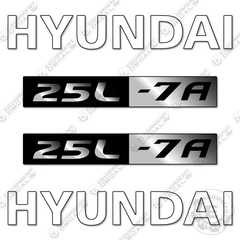 Fits Hyundai 25L-7A Decal Kit Forklift