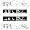Image of Hyundai 25L-7A Decal Kit Forklift - Aftermarket Kit