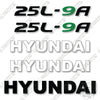 Image of Hyundai 25L-9A Decal Kit Forklift