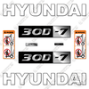 Image of Hyundai 30D-7 Decal Kit Forklift - Aftermarket Kit