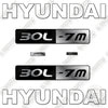 Image of Hyundai 30L-7M Decal Kit Forklift - Aftermarket Kit