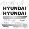 Image of Hyundai 330LC-9A Decal Kit Excavator- Aftermarket Kit