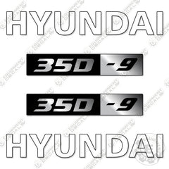 Fits Hyundai 35D-9 Decal Kit Forklift