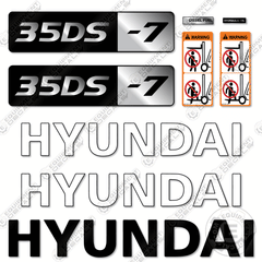 Hyundai 35DS-7 Decal Kit Forklift