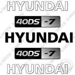 Hyundai 40DS-7 Decal Kit Forklift