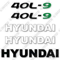 Hyundai 40L-9 Decal Kit Forklift