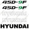 Image of Hyundai 45D-9F Decal Kit Forklift