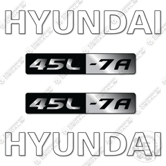 Fits Hyundai 45L-7A Decal Kit Forklift