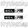 Image of Hyundai 45L-7A Decal Kit Forklift - Aftermarket Kit