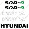 Image of Hyundai 50D-9 Decal Kit Forklift