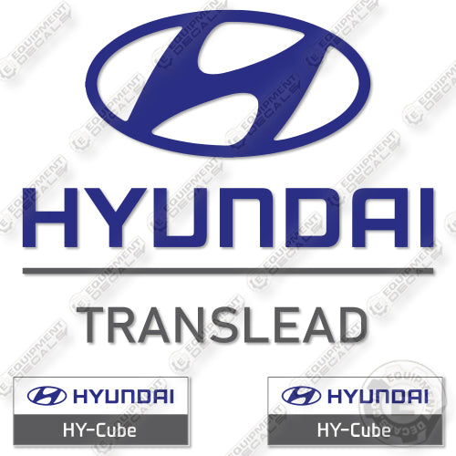 Hyundai HY-CUBE Decal Kit Semi Trailer - Aftermarket Kit