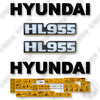 Image of Hyundai HL955 + Warnings Decal Kit Wheel Loader - Aftermarket Kit