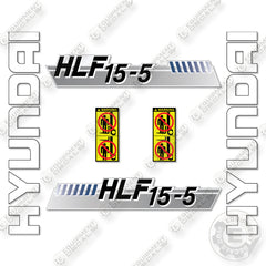 Fits Hyundai HLF15-5 Decal Kit Forklift
