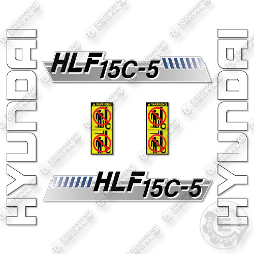 Fits Hyundai HLF15C-5 Decal Kit Forklift