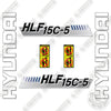 Image of Fits Hyundai HLF15C-5 Decal Kit Forklift