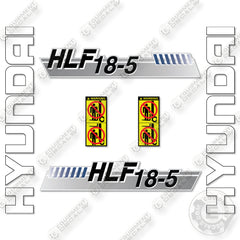 Fits Hyundai HLF18-5 Decal Kit Forklift
