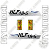 Image of Fits Hyundai HLF18-5 Decal Kit Forklift