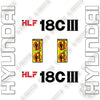 Image of Fits Hyundai HLF18C-III Decal Kit Forklift