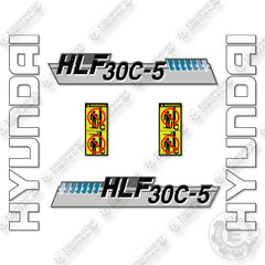 Hyundai HLF30C-5 Decal Kit Forklift -Aftermarket Kit
