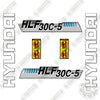 Image of Hyundai HLF30C-5 Decal Kit Forklift -Aftermarket Kit