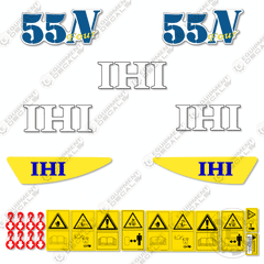 Fits IHI 55N4 Decal Kit Mini Excavator