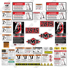 Fits IMT 2815 Decal Kit Knuckle Boom Crane