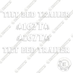 Industrias America 167T Decal Kit Tilt Bed Trailer
