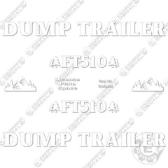 Fits Industrias America FT510 Trailer Decal Kit