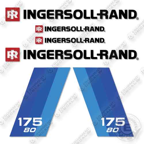 Fits Ingersoll-Rand 175 80 Compressor Decal Kit