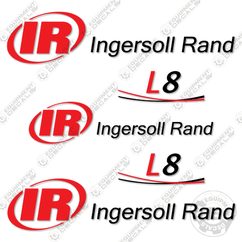 Fits Ingersoll-Rand PT-125R Decal Kit Roller – Equipment Decals