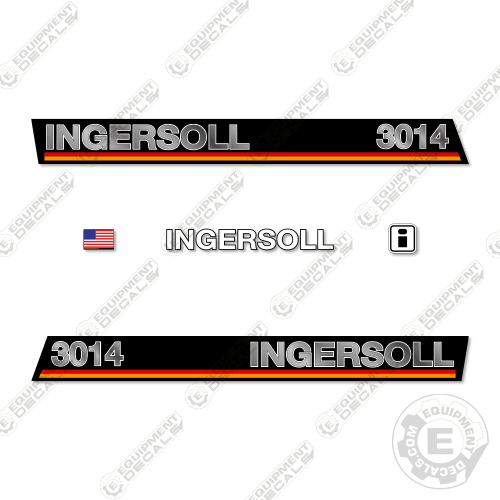 Fits Ingersoll 3014 Decal Kit Mower