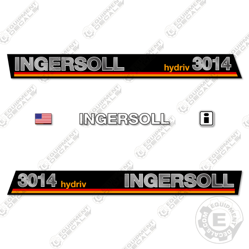 Fits Ingersoll 3014 Hydriv Decal Kit Mower