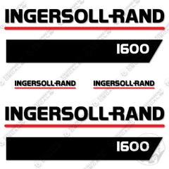 Fits Ingersoll-Rand 1600 Decal Kit Compressor