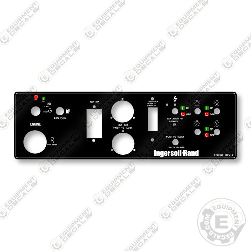Ingersoll Rand Control 22465421 Decal Kit Air Compressor- Aftermarket Kit