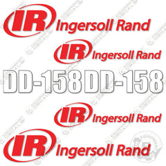 Fits Ingersoll-Rand DD-158 Decal Kit Vibratory Roller