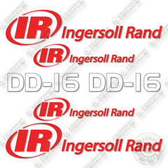 Fits Ingersoll-Rand DD-16 Decal Kit Compactor