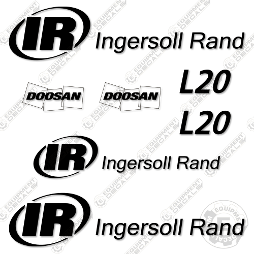 Fits Ingersoll Rand L20 Decal Kit Light Tower