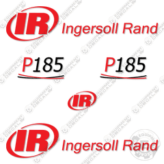 Fits Ingersoll-Rand P185 Decal Kit Compressor (Older Style)