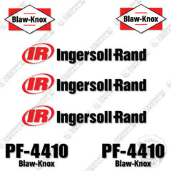 Fits Ingersoll-Rand PF-4410 Decal Kit Paver