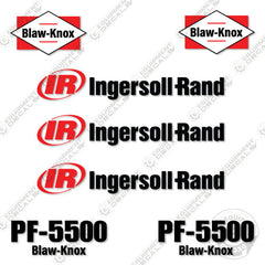Fits Ingersoll-Rand PF-5500 Decal Kit Paver
