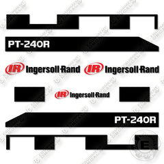 Fits Ingersoll-Rand PT240R Decal Kit Asphalt Compactor