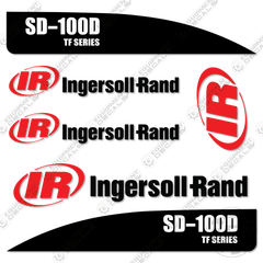 Fits Ingersoll-Rand SD-100D TF Decal Kit Roller