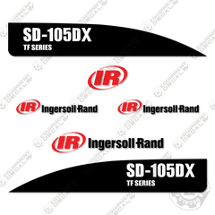 Fits Ingersoll-Rand SD-105DX TF Series Decal Kit Roller
