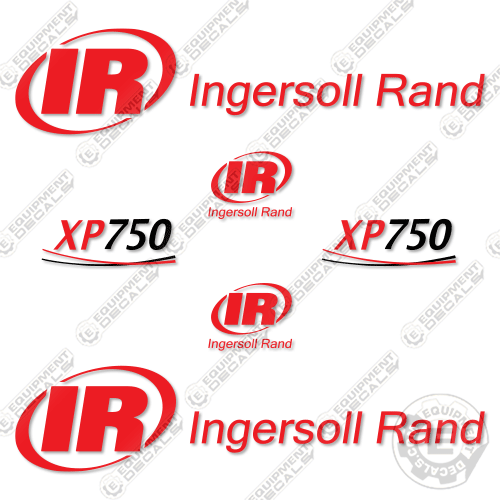 Fits Ingersoll-Rand XP750 Decal Kit Compressor