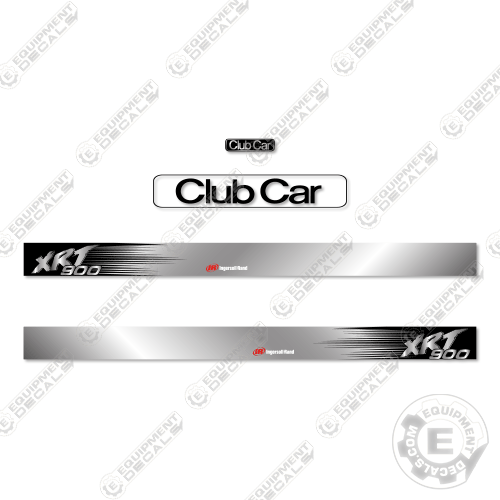 Fits Ingersoll-Rand XRT-900 Bed Decal Kit Club Car